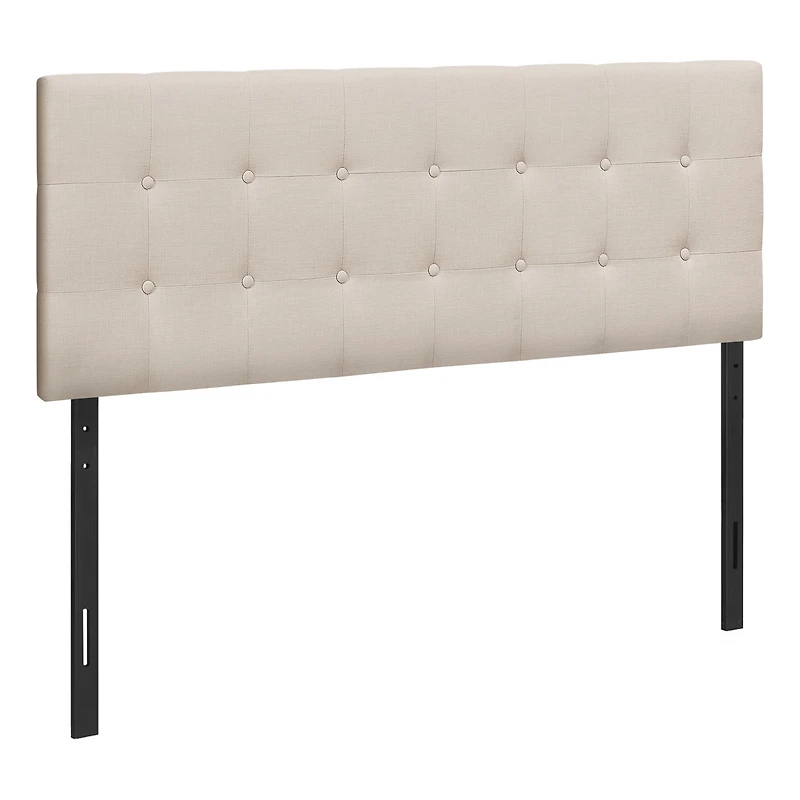 Button Tufted Headboard with Extra Padding - Queen