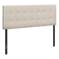 Button Tufted Headboard with Extra Padding - Queen
