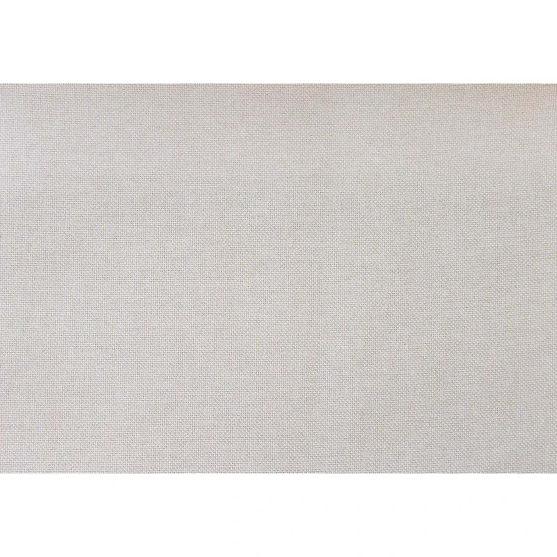 Square-tufted Bed with Linen-look Fabric - Queen