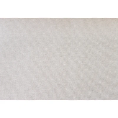 Square-tufted Bed with Linen-look Fabric - Queen