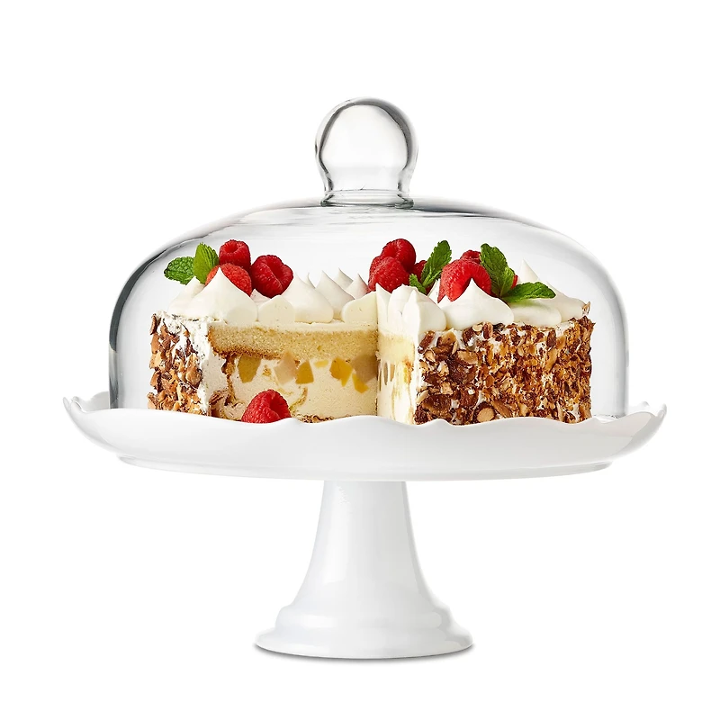Pedestal Cake Plate and Dome