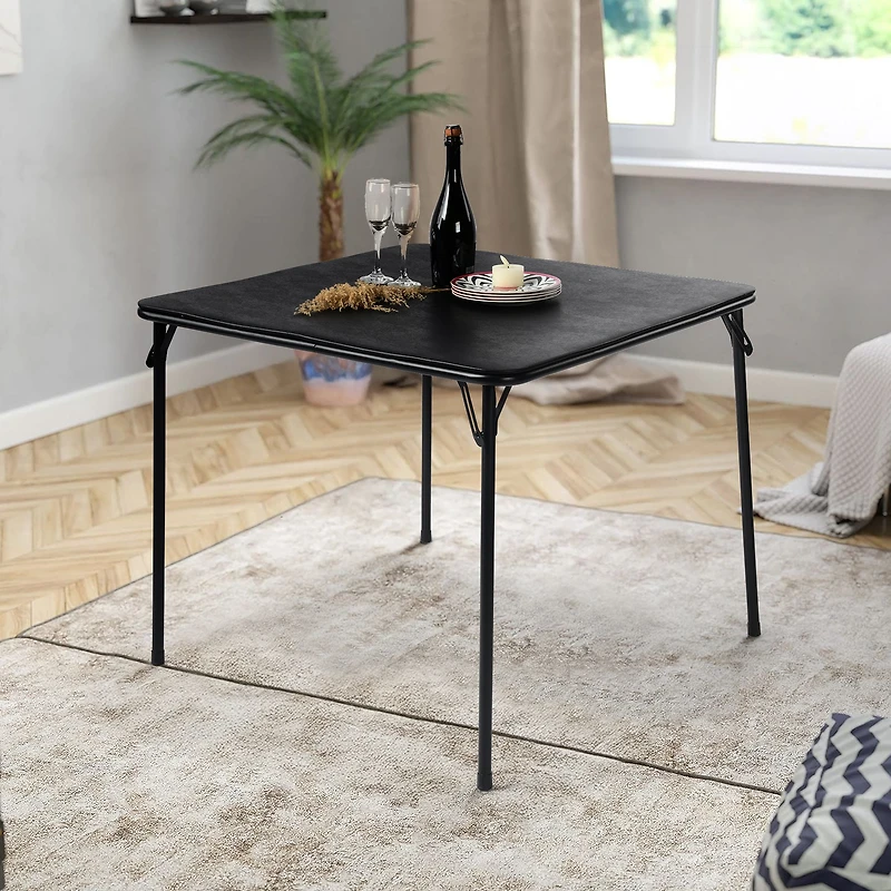 Table carrée pliable - 34 po