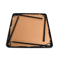 Table carrée pliable - 34 po