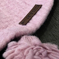 Tapis « Pure » rose 100% laine - 39 po x 35 po