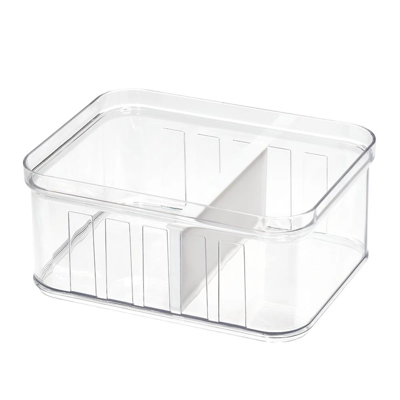 Crisp Small Clear Divider Bin