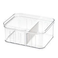 Crisp Small Clear Divider Bin