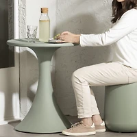 Dalya Table and Stools Bistro Set Sage Green by South Shore Furniture