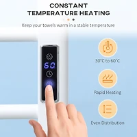 Sèche-serviettes électrique 8 barres
