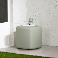 Dalya Outdoor Side Table by South Shore Furniture - Sage Green