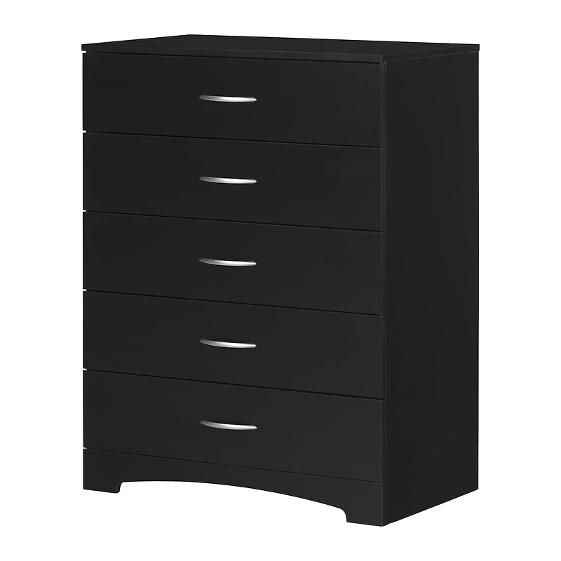 Step One 5-Drawer Chest - Black