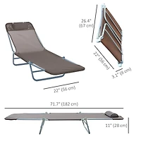 Chaise longue d’extérieur 6 pi