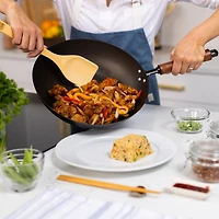 Joyce Chen Classic Series Carbon Steel Preseasoned Stir Fry Pan - 12''