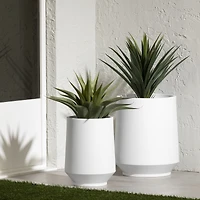 Lot de 2 cache-pots Dalya - Blanc