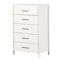 Genesis 5-Drawer Chest Pure White