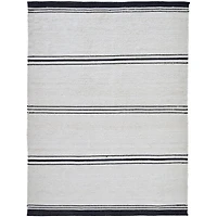 Tapis ivoire et noir « Alice »