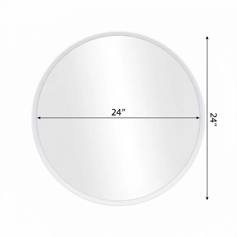 Parsons Mirror - White