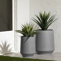 Lot de 2 cache-pots Dalya - Gris