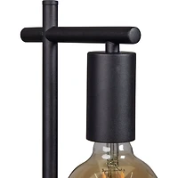 Lampe de table Townshed en acier couleur poudre noire