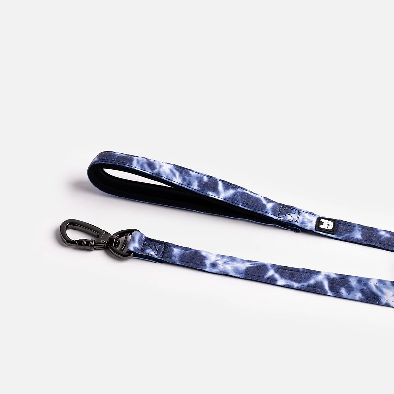 Dog's Collar, Leash and Harness Combo by SilverPaw - Blue Tie Dye