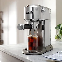 De'Longhi Machine à espresso Dedica Duo avec infusion à froid en acier inoxydable
