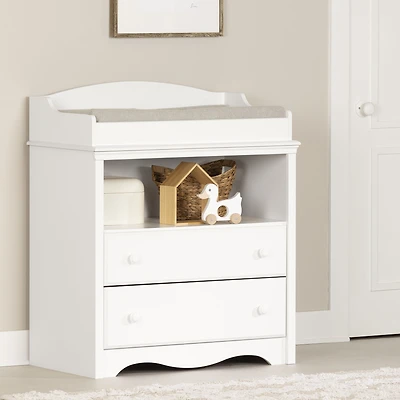 Alana Narrow Changing Table - Pure White