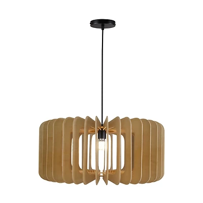 Chandra Wood Ceiling Light