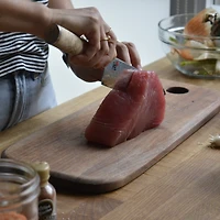 ZWILLING Miyabi 5000MCD Santoku Knife, 7'' - Birchwood