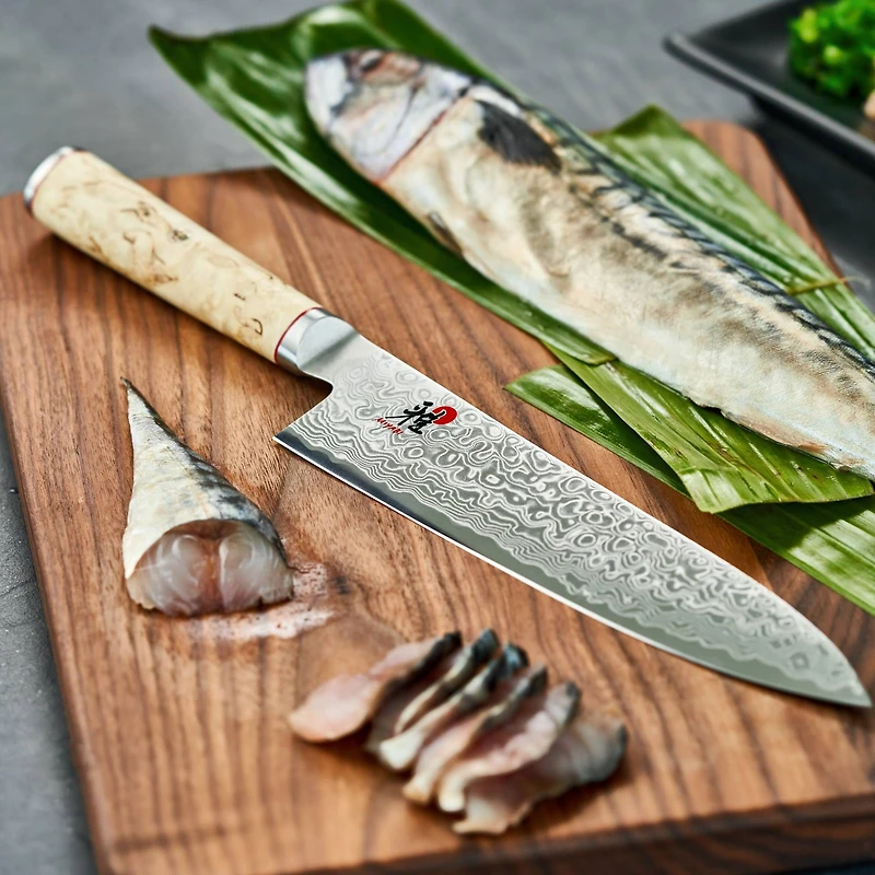 ZWILLING Miyabi 5000MCD Couteau Gyutoh, 8 po - Bois de bouleau