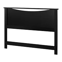 Step One Queen Modern Style Headboard - Black