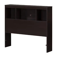 Skye Twin Bookcase Headboard Chocolate