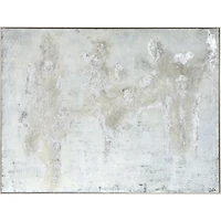 Art mural argenté Devonshire sur toile