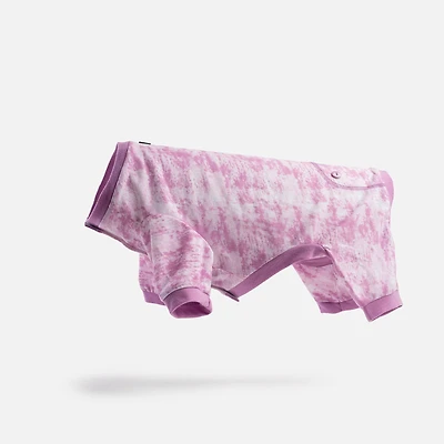 Dog's Pack of 2 Pyjamas by SilverPaw - Leopard and Pink Tie Dye Prints