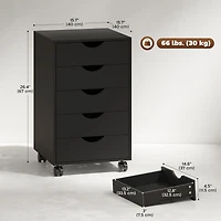 Classeur à 5 tiroirs