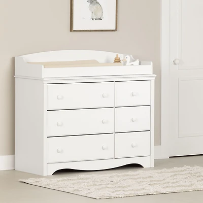 Alana Wide Changing Table - Pure White