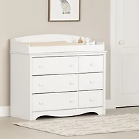 Alana Wide Changing Table - Pure White