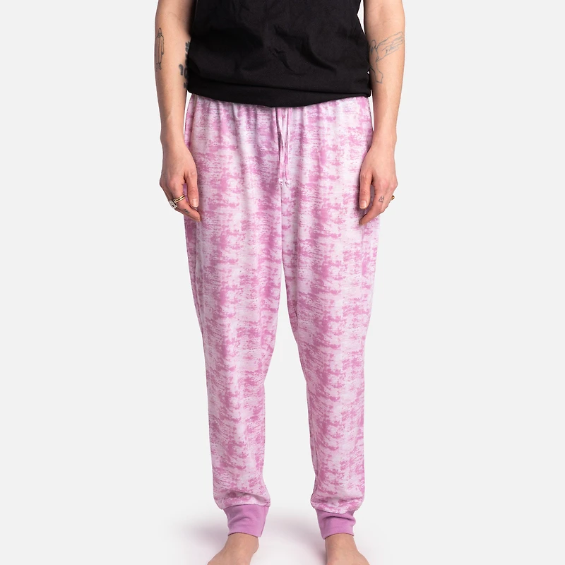 Pack of 2 Matching Pants by SilverPaw - Leopard and Pink Tie Dye Prints