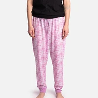 Pack of 2 Matching Pants by SilverPaw - Leopard and Pink Tie Dye Prints