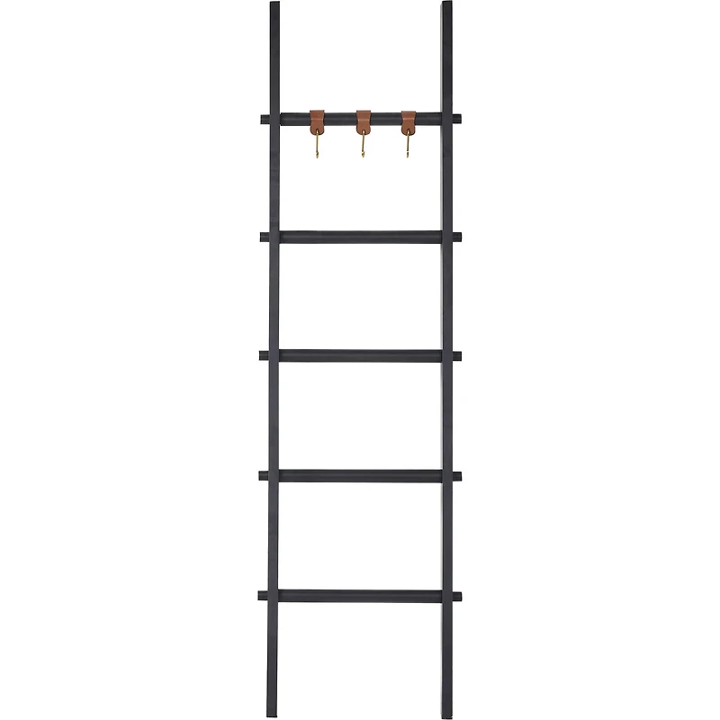 Mareva Decorative Ladder For Throws with Accent Hooks