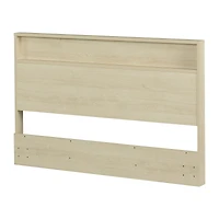 Freedom Full/Queen Headboard with Storage Shelf Bleached Oak