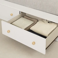 Summertime Twin Mate's Platform Storage Bed with 3 Drawers