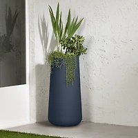 Dalya Tall Outdoor Pot Planter Blue by South Shore Furniture