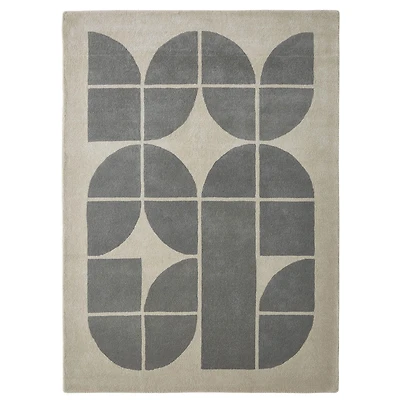 Perseverance Oatmeal and Charcoal Indoor Rug