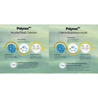 Ensemble bistro 3 pièces Kana en plastique recyclé par Patioflare