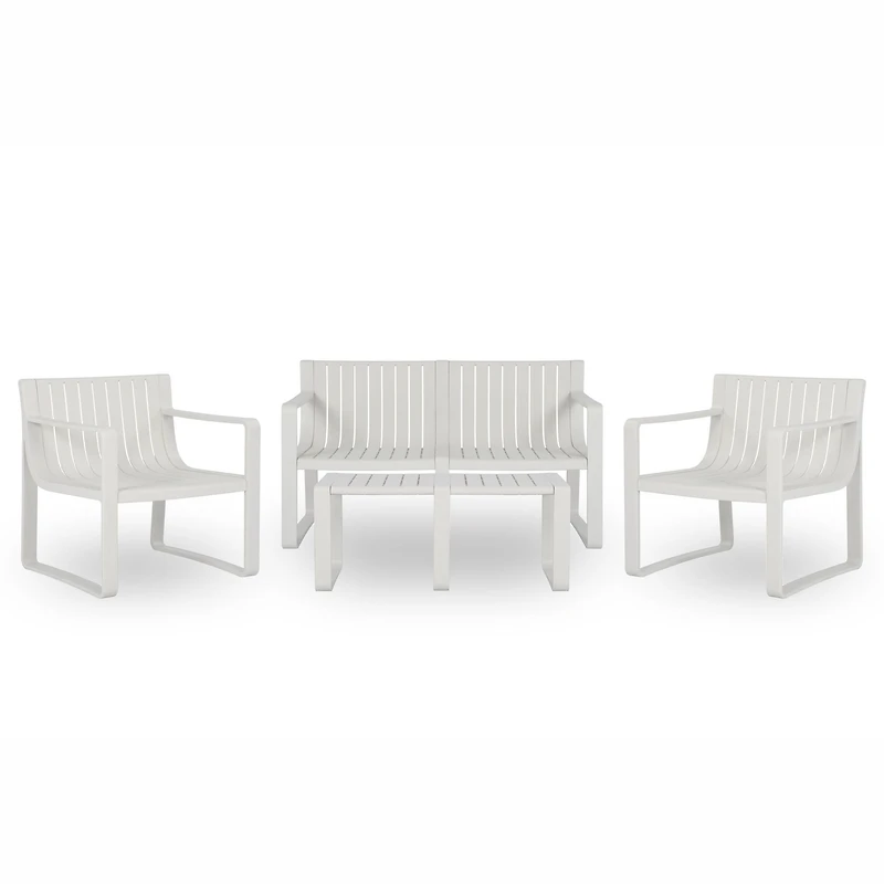 Patioflare 4-Piece Pioneer Conversation Set - Beige