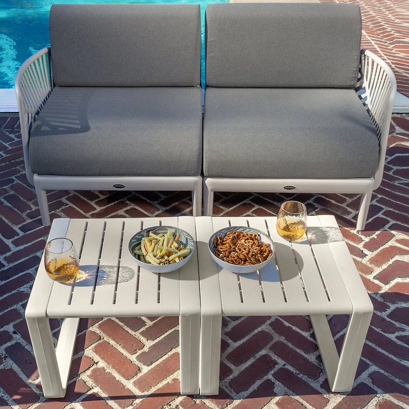 Patioflare Plus Recycled Plastic Coffee Table Set