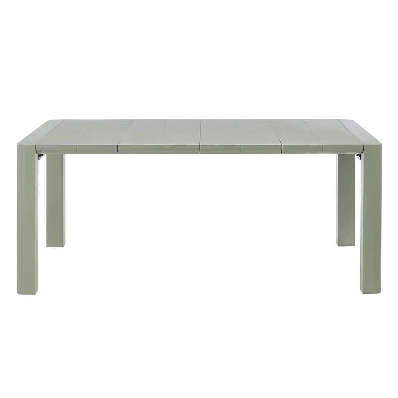 Patioflare Plus Recycled Plastic Green Rectangular Patio Table