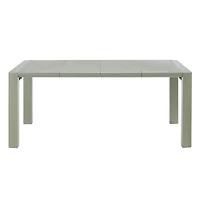 Patioflare Plus Recycled Plastic Green Rectangular Patio Table