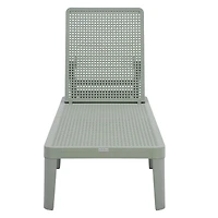 Patioflare Plus Recycled Plastic Outdoor Lounger Chair - Green