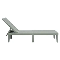 Chaise longue d'extérieur Patioflare, verte