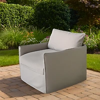 Patioflare Lanai Modular Outdoor Arm Club Chair, Grey